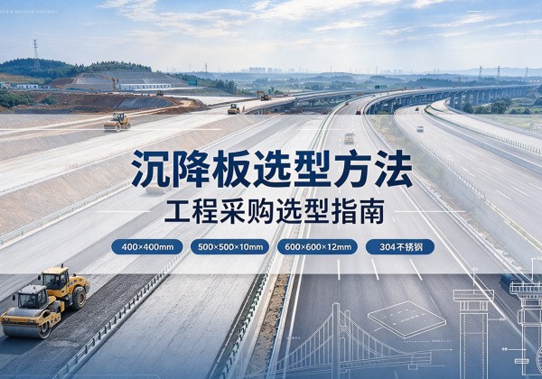 沛县沉降板选择方法